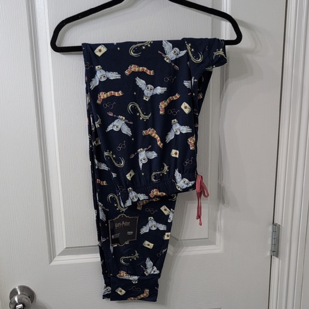 Warner Bros. Navy Harry Potter women's Butter Soft Xl Pajama Jogger Pants